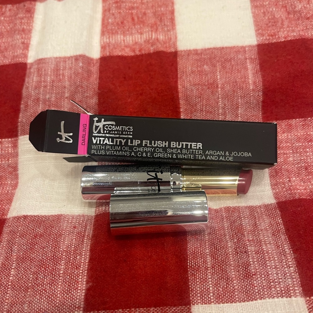 It Cosmetics Vitality Lip Flush Butter in Darling NEW Discontinued Rare